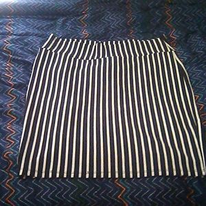 LuLaRoe pinstripe midi skirt